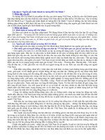 Đáp án môn tư tưởng hồ chí minh ôn thi tốt nghiệp LỚP LÝ LUẬN CHÍNH TRỊ HÀNH CHÍNH