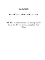 thông tin vệ tinh trạm hải phòng