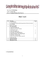 SKKN_Coi trọng tính chất thực hành trong giờ tập viết chữ cái hoa ở lớp 2