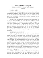 Kinh nghiệm trong công tác làm thư viện đồ dùng ở trường học