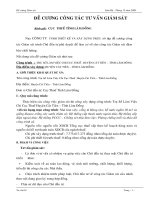 Đề cương công tác tư vấn giám sát trụ sở làm việc chi cục thuế huyện cát tiên-tỉnh Lâm Đồng