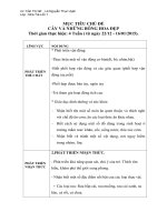 Giáo án: Cây và những bông hoa đẹp