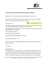 Chuyên đề xử lí nước thải tinh bột khoai mì ở miền nam việt nam