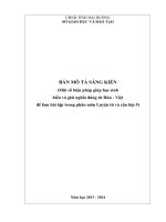 SKKN Một số biện pháp giúp học sinh hiểu và giải nghĩa đúng từ Hán Việt