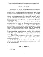 Đề tài  Thực hiện các thí nghiệm vật lý trong dạy học ở bậc trung học cơ sở