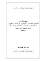 SKKN ỨNG DỤNG CÁC BÀI TẬP PHÁT TRIỂN SỨC MẠNH TỐC ĐỘ Ở MÔN NHẨY XA KIỂU ƯỠN THÂN CHO NỮ SINH LỚP 12