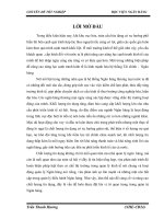 Nâng cao chất lượng tín dụng tại VPbank chi nhánh Thăng Long - thực trạng và giải pháp