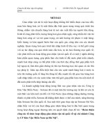 Hoàn thiện công tác tổ chức hoạt động giao nhận vận tải quốc tế tại chi nhánh Công ty CP Kho Vận Miền Nam tại Hà Nội