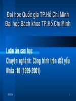 đề tài nghiên cứu ứng dụng tường cọc bản bê tông cốt thép thi công bằng phương pháp xối nước kết hợp búa rung để chống xói lở bờ sông ở đồng bằng sông cửu long và khu vực tp hồ chí minh