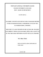 Nhận thức của giáo viên đối với việc sử dụng phương pháp giao nhiệm vụ trong sách giáo khoa Tiếng Anh 11 chuẩn tại trường Trung học phổ thông Nguyễn Viết Xuân,