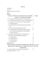 Tổ chức dạy học ngoại khóa trong dạy học phần Điện học  Vật lý lớp 11 trung học phổ thông theo hướng tích cực hóa hoạt động nhận thức và bồi dưỡng năng lực sáng