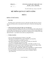 Đề cương giám sát tiêu chuẩn hệ thống quản lý chất lượng