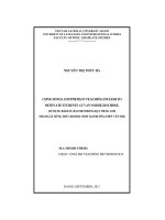 Using songs and poems in teaching English into motivate students at Van Noi High school= sử dụng bài thơ, bài hát trong dạy tiếng Anh nhằm gây hứng thú cho học