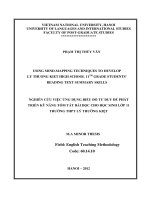 Using mind mapping techniques to develop Ly Thuong Kiet high school 11th grade students’ reading text summary skills = Nghiên cứu việc ứng dụng biểu đồ tư duy đ