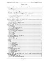 Bài giảng Tin học đại cương