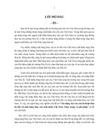 Tác động của rào cản kĩ thuật hoa kì đối với mặt hàng thủy sản xuất khẩu việt nam  thực trạng và giải pháp