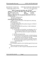 Thiết kế quy trình công nghệ gia công chi tiếtCÀNG gạt