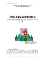 SKKN ĐỀ TÀI ĐỔI MỚI VỀ QUAN NIỆM SOẠN GIÁO ÁN TẬP LÀM VĂN LỚP 7