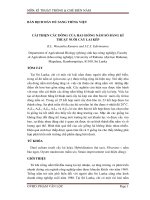 kĩ thuật trồng và chế biến nấm