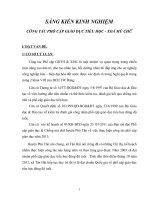 CÔNG TÁC PHỔ CẬP GIÁO DỤC TIỂU HỌC - XOÁ MÙ CHỮ