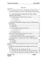 Một số giải pháp đẩy mạnh hoạt động tiêu thụ tại Công ty TNHH thương mại Thụy Dương