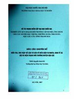 Nghiên cứu quy hoạch môi trường cấp huyện, ứng dụng cho các huyện đặc trưng (Thường Xuân, Thọ Xuân, Hậu Lộc) của tỉnh Thanh Hóa , thu thập số liệu tư liệu về đi152454