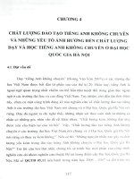 Nghiên cứu phát triển hệ thống các nhóm nội dung và phương pháp giảng dạy, nâng cao năng lực tiếng anh cho sinh viên đại học và học viên cao học ở Đại học Quốc 151712