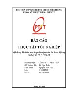 Báo cáo thực tập tốt nghiệp thiết kế mạch nguồn một chiều ổn áp có điện áp ra thay đổi (0   15v) 3a