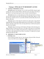 Bài giảng MS Access (Hệ Trung cấp)
