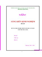 sáng kiến kinh nghiệm MỘT SỐ BIỆN PHÁP GIÁO DỤC LỄ GIÁO
