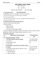 giáo án thực hành hóa lý