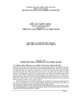 Mẫu Đồ Án thiết kế công trình ga tàu điện ngầm - Đại học kiến trúc Hà Nội