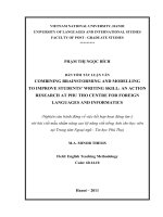 Nghiên cứu hành động về việc kết hợp hoạt động tìm ý với bài viết mẫu nhằm nâng cao kỹ năng viết tiếng Anh cho học viên tại Trung tâm Ngoại ngữ-Tin học Phú Thọ