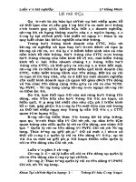 Quản lý rủi ro tín dụng tại PVFC Chi nhánh Thăng long. Thực trạng và giải pháp