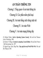 Bài giảng Tổng quan về an toàn thông tin