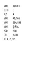 BAI TAP bài tập vi sử lý bài tập vi sử lý