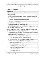 Hình thức tổ chức công tác kế toán và tổ chức bộ máy kế toán tại công ty cổ phần tư vấn hạ tầng miền Bắc