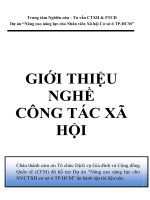 Giới thiệu Nghề Công tác Xã hội - Trung tâm Nghiên cứu Tư vấn CTXH & PTCĐ
