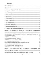 Chính sách thu hút và sử dụng cán bộ khoa học trẻ tại các Viện nghiên cứu thuộc Viện khoa học xã hội và nhân văn Việt Nam (nghiên cứu trường hợp Viện Xã hội học