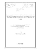 Nhận diện mối quan hệ giữa quá trình xác định nhiệm vụ nghiên cứu khoa học với nhu cầu ứng dụng kết quả nghiên cứu vào sản xuất và đời sống tỉnh Bắc Giang