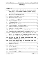 Nâng cao chất lượng tín dụng đối với doanh nghiệp nhỏ và vừa tại Ngân hàng Nông nghiệp và Phát triển Nông thôn chi nhánh Huyện Đông Sơn Tỉnh Thanh Hóa