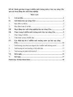 Đánh giá thực trạng ô nhiễm môi trường nước ở lưu vực sông Cầu qua các hoạt động sản xuất công nghiệp