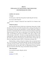 BÁO CÁO VỀ THỰC TRẠNG NGÂN HÀNG TMCP HÀNG HẢI CHI NHÁNH QUẢNG NINH