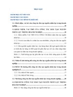 Hoàn thiện công tác đào tạo nguồn nhân lựctại Ngân hàng TMCP Công Thương Việt nam