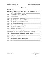 Báo cáo thực tập tổng hợp Công ty cổ phần đầu tư và phát triển nhà hà nội số 30