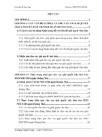 Giải pháp nâng cao hiệu quả cho vay giải quyết việc làm của Phòng giao dịch Ngân hàng chính sách xã hội quận Hoàng Mai