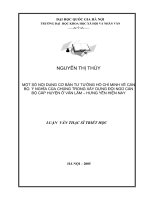 Một số nội dung cơ bản tư tưởng Hồ Chí Minh về cán bộ. Ý nghĩa của chúng trong xây dựng đội ngũ cán bộ cấp huyện ở Văn Lâm - Hưng Yên hiện nay