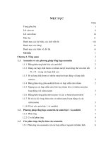 Nghiên cứu tổng hợp và chuyển hóa các azometin từ dãy 5 - aminoindol thế