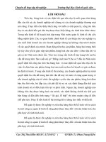 Hoàn thiện kế toán bán hàng và xác định kết quả kinh doanh tại Công ty Cổ phần thương mại và đầu tư Thanh Bình