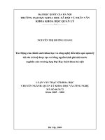 Tác động của chính sách khoa học và công nghệ đến hiệu quả quản lý tài sản trí tuệ được tạo ra bằng nguồn kinh phí nhà nước (nghiên cứu trường hợp Đại học Bách Khoa